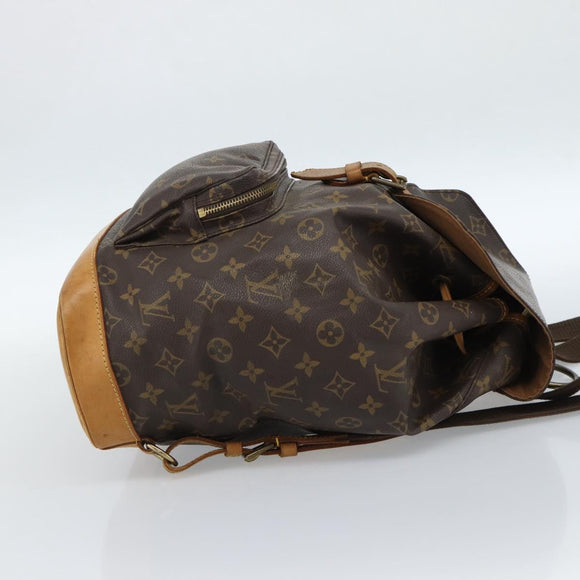 LOUIS VUITTON Monogram Montsouris GM Backpack M51135 LV Auth 183298