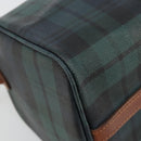 Polo Ralph Lauren Boston Bag Leder PVC Grün Auth 183300A-14