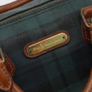 Polo Ralph Lauren Boston Bag Leder PVC Grün Auth 183300A-17