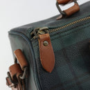 Polo Ralph Lauren Boston Bag Leder PVC Grün Auth 183300A-10