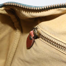 Polo Ralph Lauren Boston Bag Leder PVC Grün Auth 183300A-22