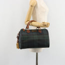 Polo Ralph Lauren Boston Bag Leder PVC Grün Auth 183300A-24