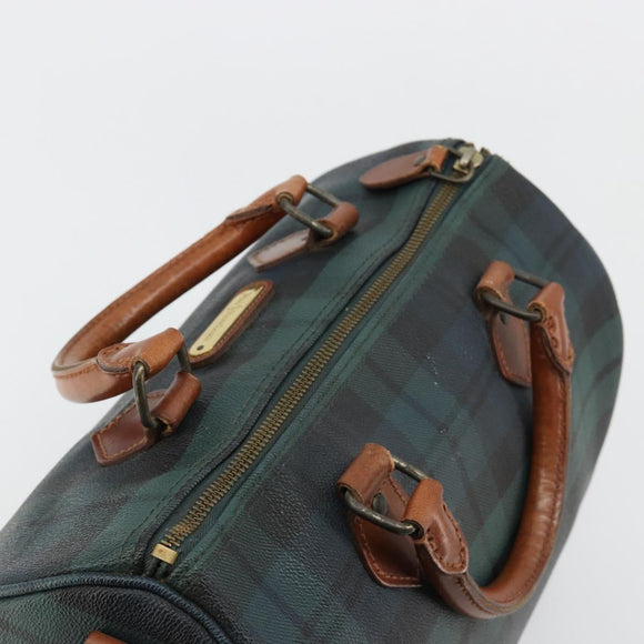 Polo Ralph Lauren Boston Bag Leder PVC Grün Auth 183300A
