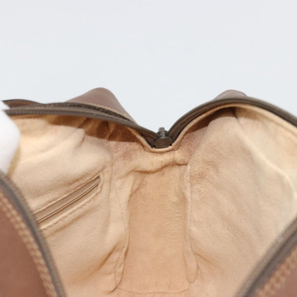 GUCCI GG Supreme Web Sherry Line Bag PVC Beige 001 56 6472 4021 Auth 183301