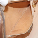 GUCCI GG Supreme Web Sherry Line Bag PVC Beige 001 56 6472 4021 Auth 183301-23