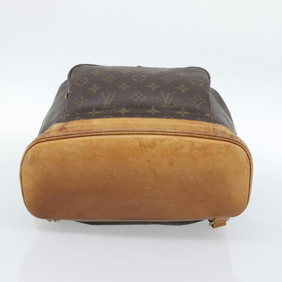 LOUIS VUITTON Monogram Montsouris GM Rugzak M51135 LV Auth 183302