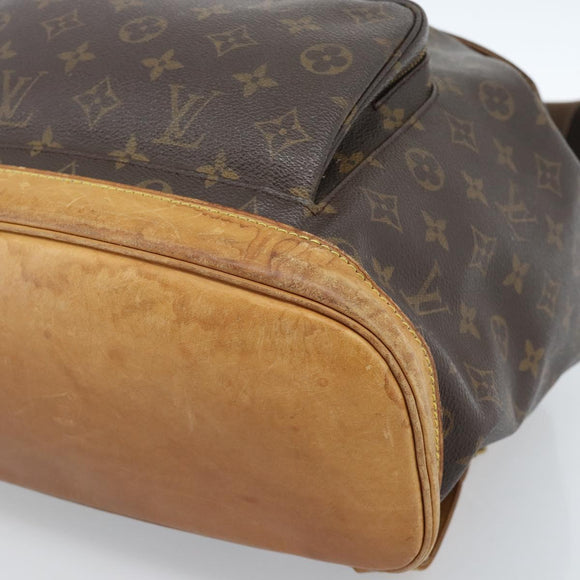 LOUIS VUITTON Monogram Montsouris GM Rugzak M51135 LV Auth 183302