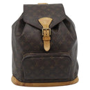 LOUIS VUITTON Monogram Montsouris GM Rugzak M51135 LV Auth 183302-13