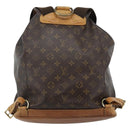 LOUIS VUITTON Monogram Montsouris GM Rugzak M51135 LV Auth 183302-2