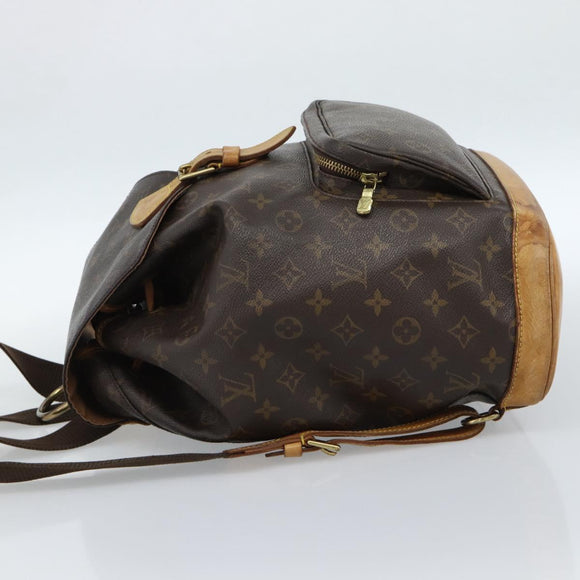 LOUIS VUITTON Monogram Montsouris GM Rugzak M51135 LV Auth 183302