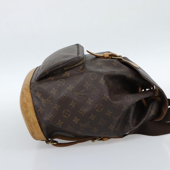 LOUIS VUITTON Monogram Montsouris GM Rugzak M51135 LV Auth 183302