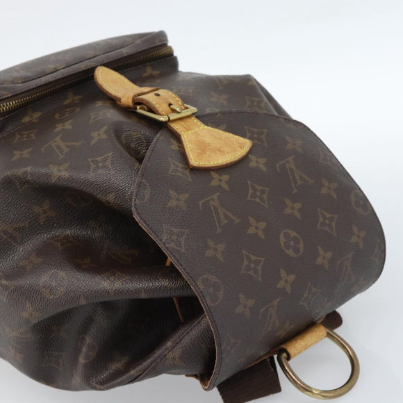 LOUIS VUITTON Monogram Montsouris GM Rugzak M51135 LV Auth 183302