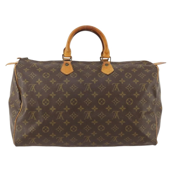 LOUIS VUITTON Monogram Speedy 40 Hand Bag M41522 LV Auth 183304