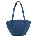 LOUIS VUITTON Epi Saint Jacques Shopping Shoulder Bag Blue M52275 Auth 183305SAV-2