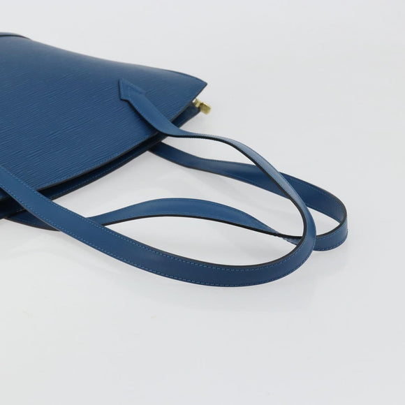 LOUIS VUITTON Epi Saint Jacques Shopping Shoulder Bag Blue M52275 Auth 183305SAV