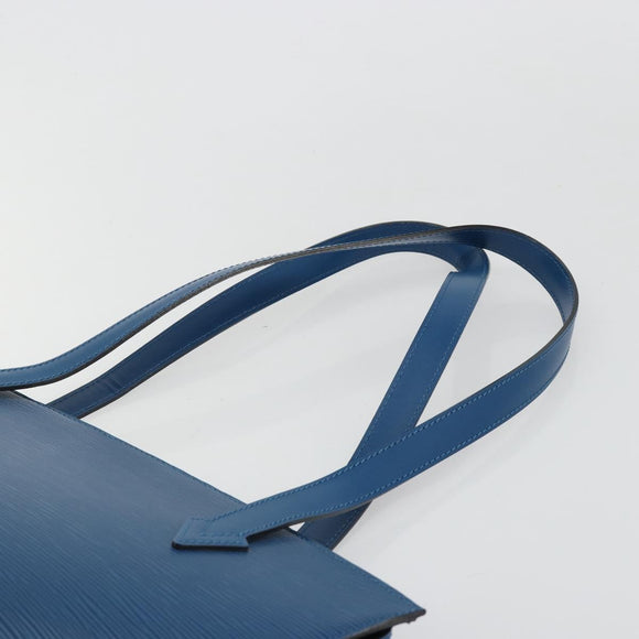 LOUIS VUITTON Epi Saint Jacques Shopping Shoulder Bag Blue M52275 Auth 183305SAV