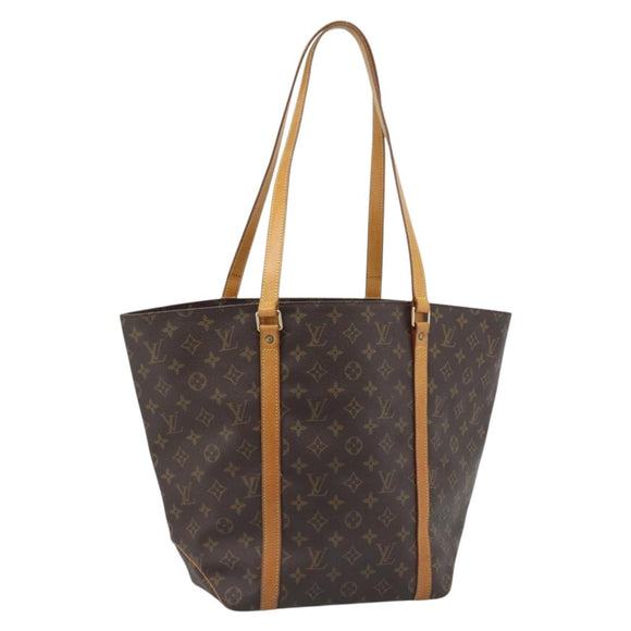 LOUIS VUITTON Monogram Sac Shopping Tote Bag M51108 LV Auth 183306A