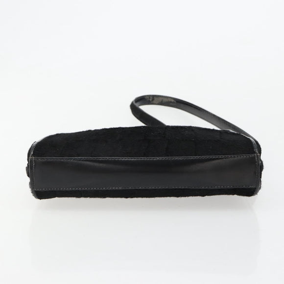 GUCCI Shoulder Bag Harako leather Black Silver 007 1014 0274 5 Auth 183309