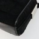 GUCCI Shoulder Bag Harako leather Black Silver 007 1014 0274 5 Auth 183309-15