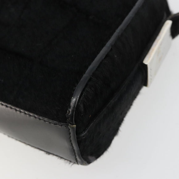 GUCCI Shoulder Bag Harako leather Black Silver 007 1014 0274 5 Auth 183309