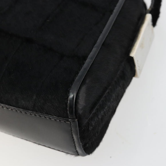 GUCCI Shoulder Bag Harako leather Black Silver 007 1014 0274 5 Auth 183309