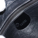 GUCCI Shoulder Bag Harako leather Black Silver 007 1014 0274 5 Auth 183309-19