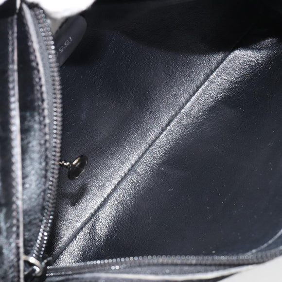 GUCCI Shoulder Bag Harako leather Black Silver 007 1014 0274 5 Auth 183309