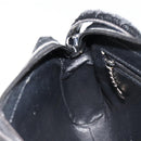 GUCCI Shoulder Bag Harako leather Black Silver 007 1014 0274 5 Auth 183309-21