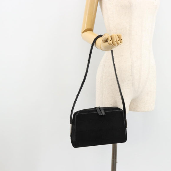 GUCCI Shoulder Bag Harako leather Black Silver 007 1014 0274 5 Auth 183309