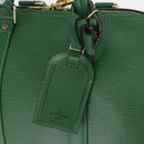 LOUIS VUITTON Epi Keepall 45 Boston Bag Green M42974 LV Auth 183311SAV-17
