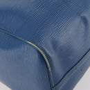 LOUIS VUITTON Epi Keepall 45 Boston Bag Blue M42975 LV Auth 183312-14