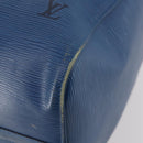 LOUIS VUITTON Epi Keepall 45 Boston Bag Blue M42975 LV Auth 183312-15