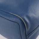 LOUIS VUITTON Epi Keepall 45 Boston Bag Blue M42975 LV Auth 183312-16