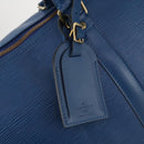 LOUIS VUITTON Epi Keepall 45 Boston Bag Blue M42975 LV Auth 183312-19