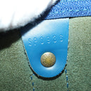 LOUIS VUITTON Epi Keepall 45 Boston Bag Blue M42975 LV Auth 183312-12