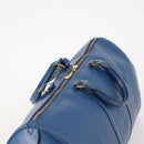 LOUIS VUITTON Epi Keepall 45 Boston Bag Blue M42975 LV Auth 183312-6