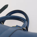 LOUIS VUITTON Epi Keepall 45 Boston Bag Blue M42975 LV Auth 183312-8