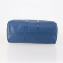 LOUIS VUITTON Epi Keepall 45 Boston Bag Blue M42975 LV Auth 183312-5