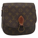LOUIS VUITTON Monogram Saint Cloud MM Shoulder Bag M51243 LV Auth 183314-1