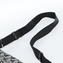 Christian Dior Trotter Canvas Schultertasche Schwarz Silber Auth 183317A-8