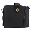 LOUIS VUITTON Epi Capuchin Shoulder Bag Black M52342 LV Auth 183324-1