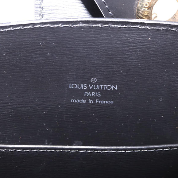 LOUIS VUITTON Epi Capuchin Shoulder Bag Black M52342 LV Auth 183324