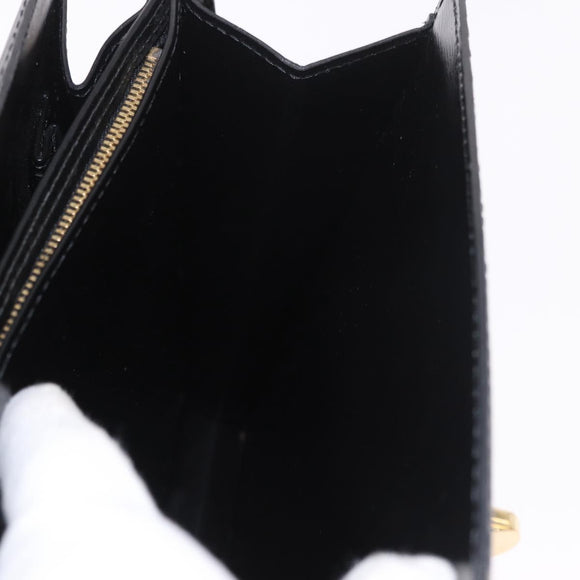 LOUIS VUITTON Epi Capuchin Shoulder Bag Black M52342 LV Auth 183324