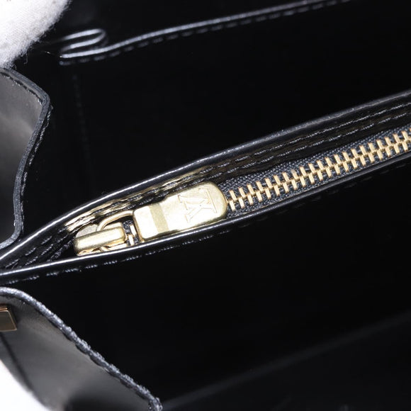 LOUIS VUITTON Epi Capuchin Shoulder Bag Black M52342 LV Auth 183324