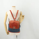 CHANEL Matelasse Chain Backpack Denim Blue Gold CC Auth 183327-22