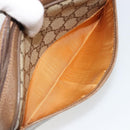 GUCCI GG Supreme Web Sherry Line Shoulder Bag PVC Beige 116 02 055 Auth 183329-21
