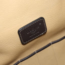 LOEWE Anagram Handtas Suède 2way Beige Goud Auth 183333-11