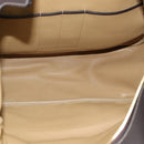 LOEWE Anagram Handtas Suède 2way Beige Goud Auth 183333-12