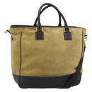 LOEWE Anagram Handtas Suède 2way Beige Goud Auth 183333-1