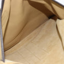 LOEWE Anagram Handtas Suède 2way Beige Goud Auth 183333-22
